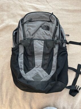 The North Face Grey and Black Recon Backpack